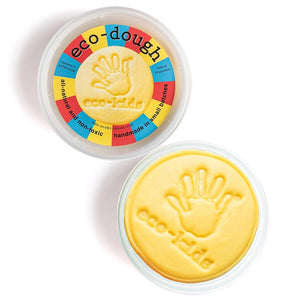 eco-dough singles in blue, red, and yellow or 3 color single