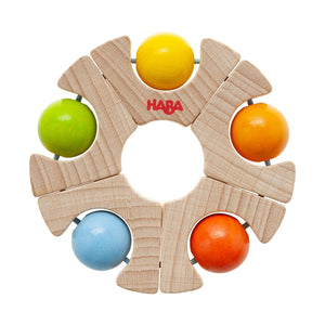 Haba ball wheel wooden grasping toy for babies