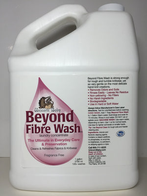 Unicorn Clean Beyond Fibre Wash, excellent detergent for wool and beyond, fragrance free, 16 ounce size