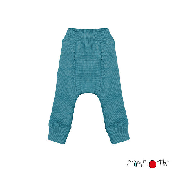 Natural Woollies Unisex Leggings with Knee Patches by ManyMonths -  Jillian's Drawers