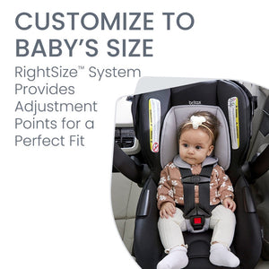 britax willow brook s+ travel system in glacier onyx