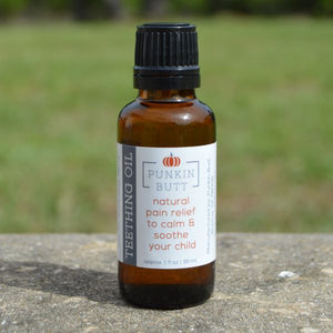 punkin butt 1 oz bottle organic teething oil