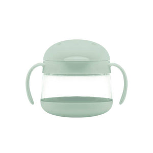 Ubbi tweat snack container in sage holds 9 ounces