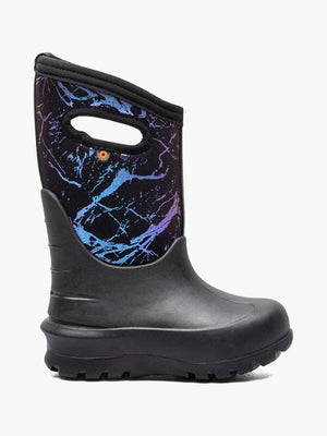 Bogs Neo Classic Kids Boots, winter, space sparkle galaxy print