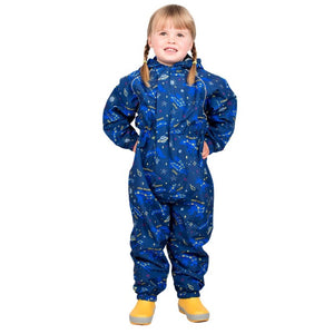 Puddle-dry waterproof rain suit from Jan and Jul in constellation print