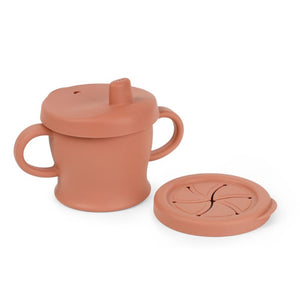 silicone sip and snack cups from haakaa