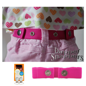 Dapper Snappers Waist Bench Sizing for Toddlers, shown on belt loops