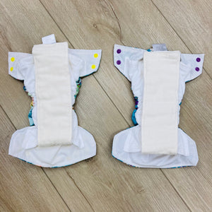 PickleFroggies Newborn All-in-One Diapers, 2-Pack, Gently Used