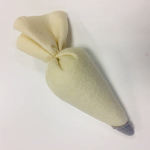 felt pastry bag just like the one chefs use is handmade in Ithaca, NY
