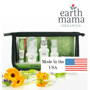 earth mama organics a little something for new baby 6 piece set is made in the USA
