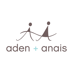Aden & Anais burpy bib, 2-pack, with logo