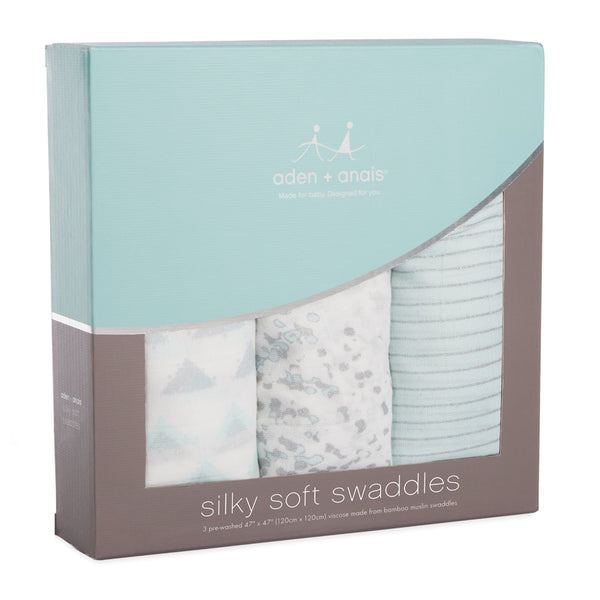 boutique silky soft swaddles 3 pack