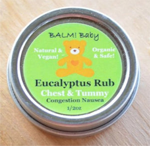 Balm Baby Eucalyptus Rub for Nasal & Chest Congestion Relief - Made in the USA logo