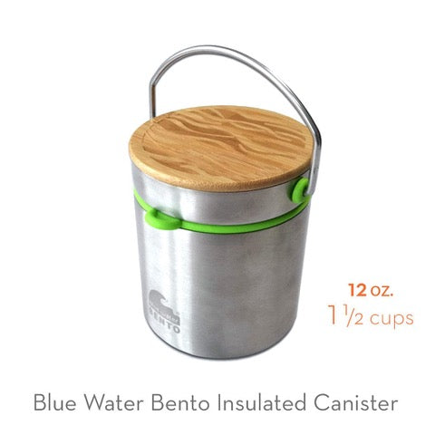 blue water bento insulated canister lunchbox is new in 2022