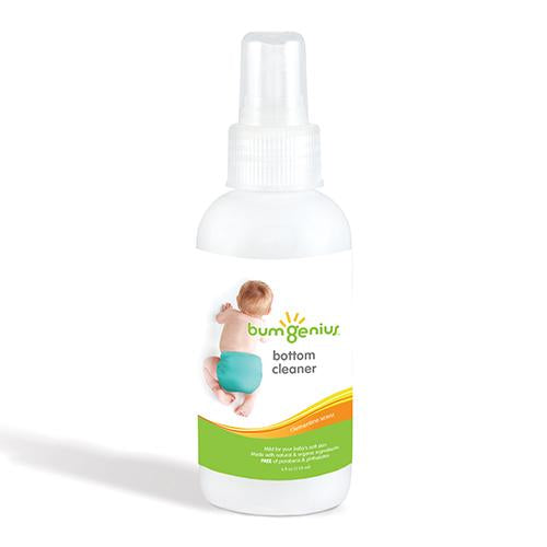 bumGenius Bottom Cleaner spray for cleaning baby's diaper area, made in the usa