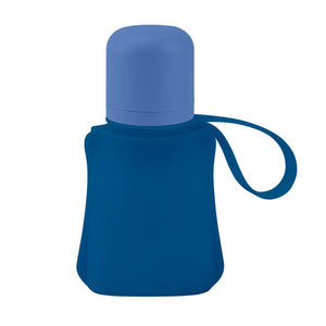 sip and straw pockets in aqua can function as a sippy cup, straw cup, breastmilk storage contain, food pouch, and more!