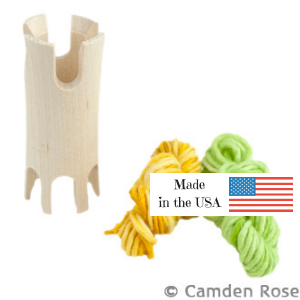 camden rose knitting tower, made in the USA