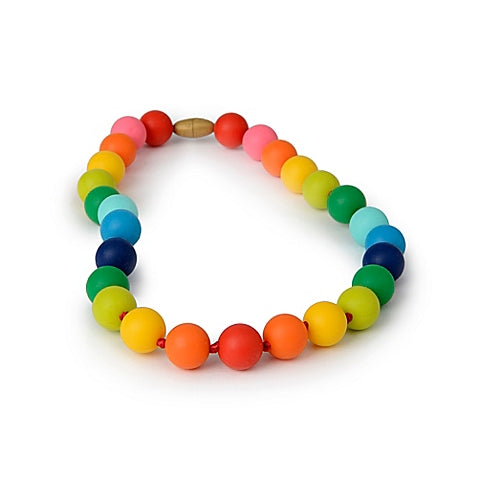 Sensory Chew Necklaces For Girls, Silicone Teething Necklace Beads