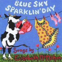 blue sky sparkling day music cd