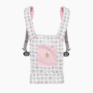 ergo baby doll carrier for baby dolls and stuffed toys, in Hello Kitty print Playtime