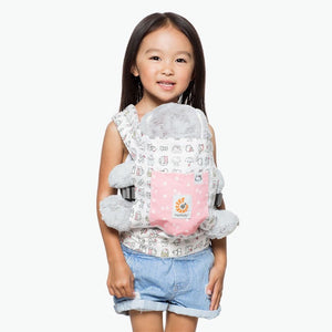 ergo baby doll carrier for baby dolls and stuffed toys, in Hello Kitty print Playtime