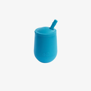 ezpz mini cup plus straw for training in blue