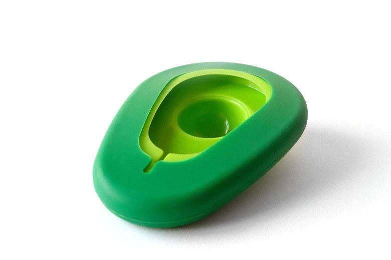 Food hugger, avocado food saver with or without pit
