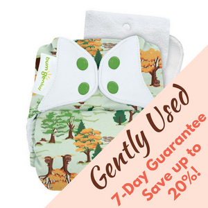 gently used BumGenius Pocket Diapers, save 20%, used for 30 days or less