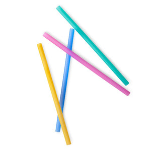 4 pack of standard sized go sili silicone straws