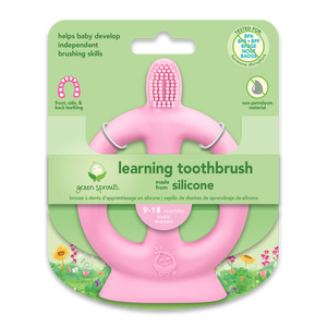 green sprouts learning toothbrush in 3 color choices
