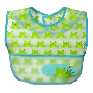 green sprouts fox print 3 pack of wipe off bibs