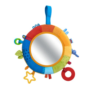 haba rainbow discovery mirror is a colorful stimulating toy