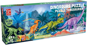 hape glow in the dark 200 piece dinosaurs puzzle packaging