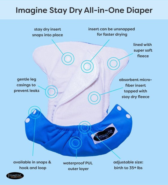 Nicki's Diapers Newborn Snap Cloth Diaper Cover Hands Of Hope