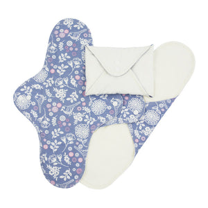 3 pack of imsevimse menstrual pad in garden print