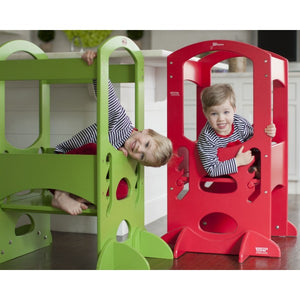Little Partners learning tower in natural measures 39 x 24 x 22 inches