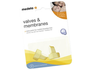 medela extra valves and membranes include two each of valves and membranes.