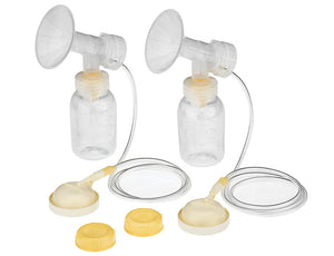 Medela Symphony pump! This kit includes everything needed to begin pumping with a Symphony motor. 20 pieces in all!