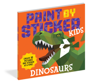 Paint by Sticker BOoks, by Workman Publishing, shown in Rainbows Everywhere title