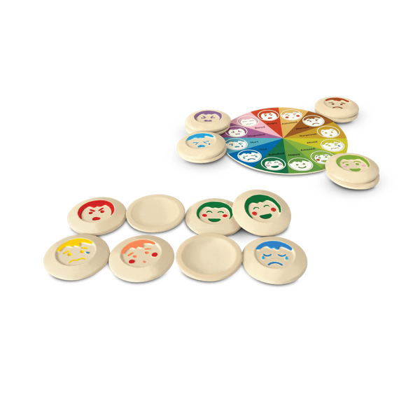 plan toys mood memo toy consists of 24 tiles with 12 different emotions