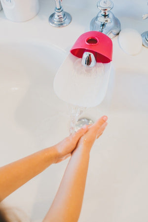 Prince Lionheart faucet extender makes it easy for children to learn self care