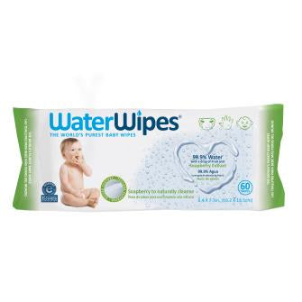WaterWipes 60 count package of baby wipes