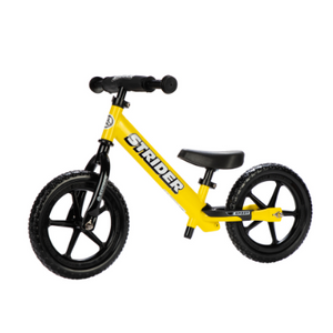 strider 12 sport bike in yellow