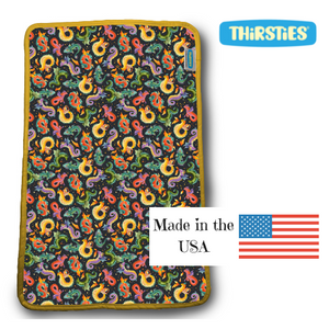 Thirsties brand washable changing pad for babies, made the usa