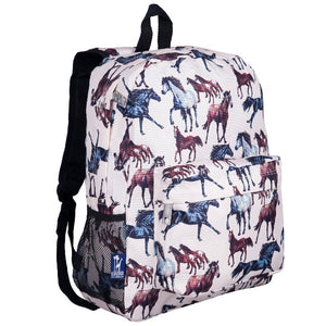 wildkin 16 inch backpack in horse dreams print