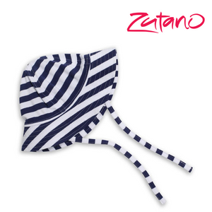 zutano sun hat with the zutano logo offers both UPF 30+ protection and a stylish profile
