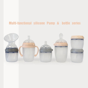 haakaa gen 3 silicone breast pump in grey