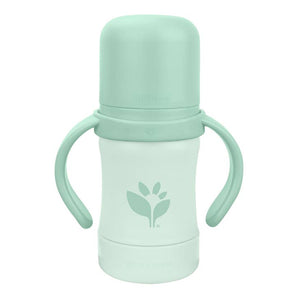 green sprouts sip & straw sippy cup, sprout ware line, shown in spice color, cream