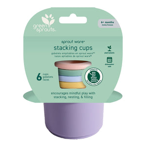 Green Sprouts plant based plastic, stacking cup set of 6