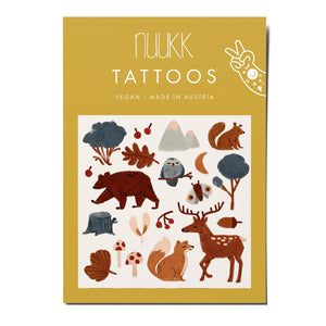 Organic, eco-friendly temporary tattoos, made in austria, shown in Yay collection